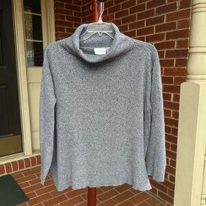 Liz Claiborne Gray Women's Cowl Neck Sweater Women’s 2X Petite